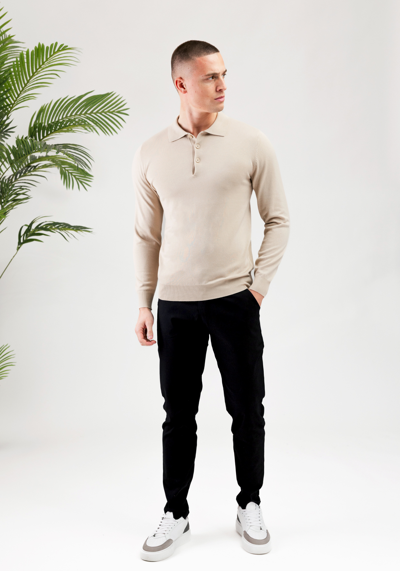 Cuban Polo Beige Aman 2