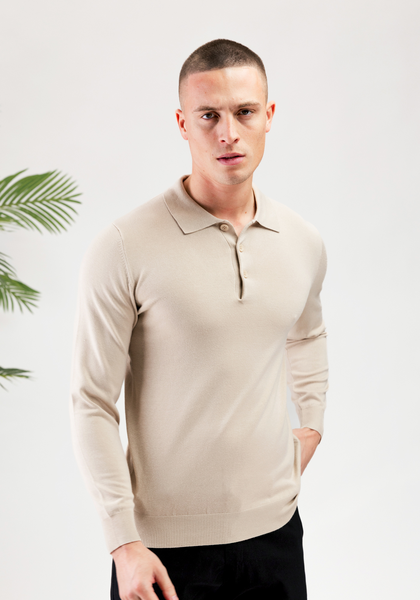Cuban Polo Beige aman 3