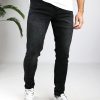 Tapered Fit Jeans - Black