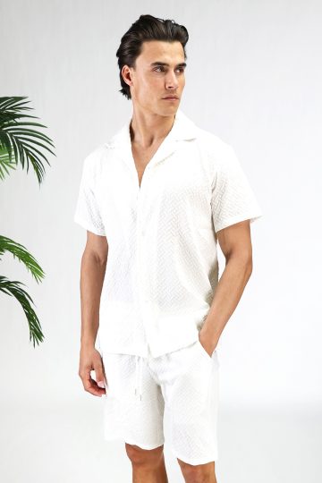 Pattern Summer Set - White